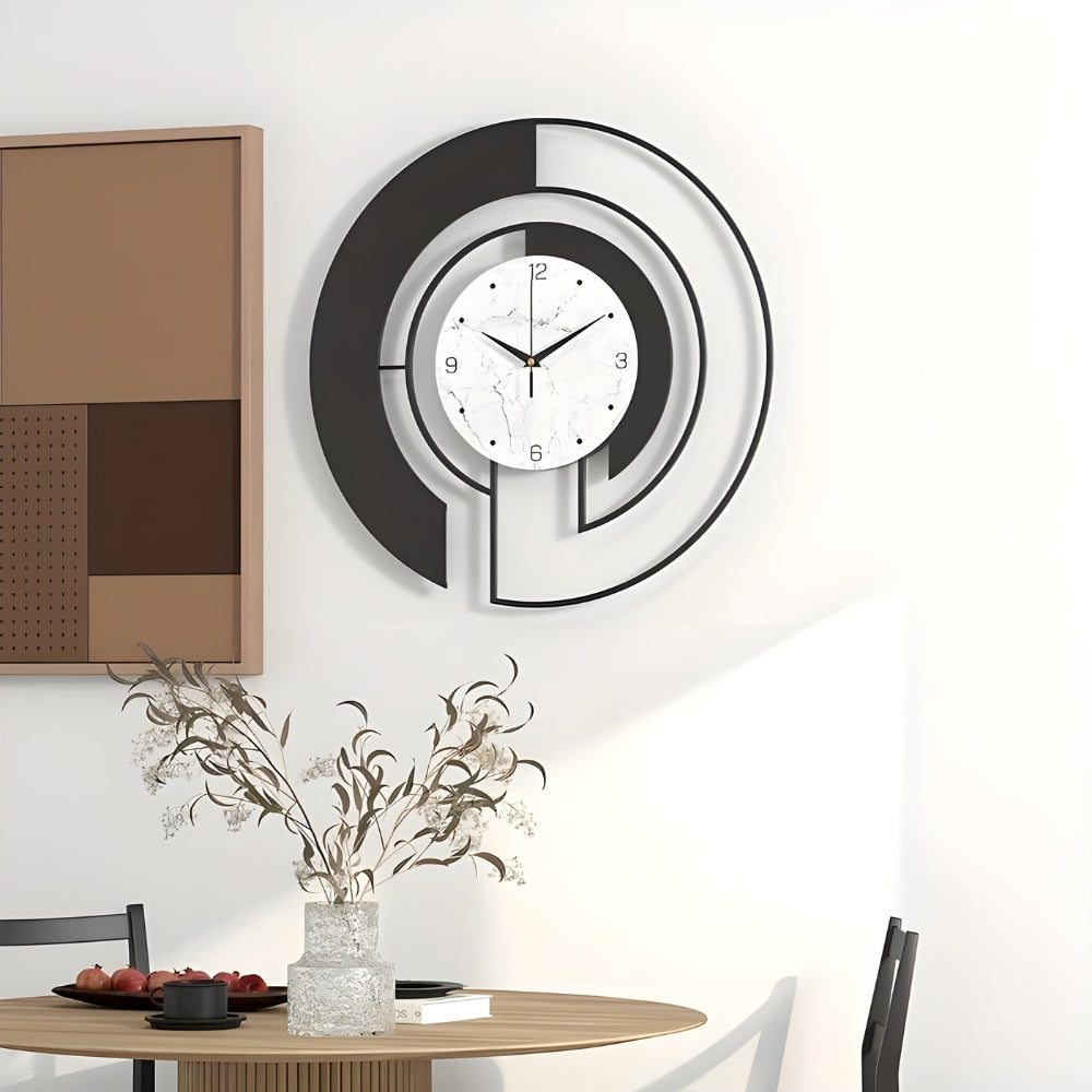 Silent Modern Wall Clock for Calm Rooms