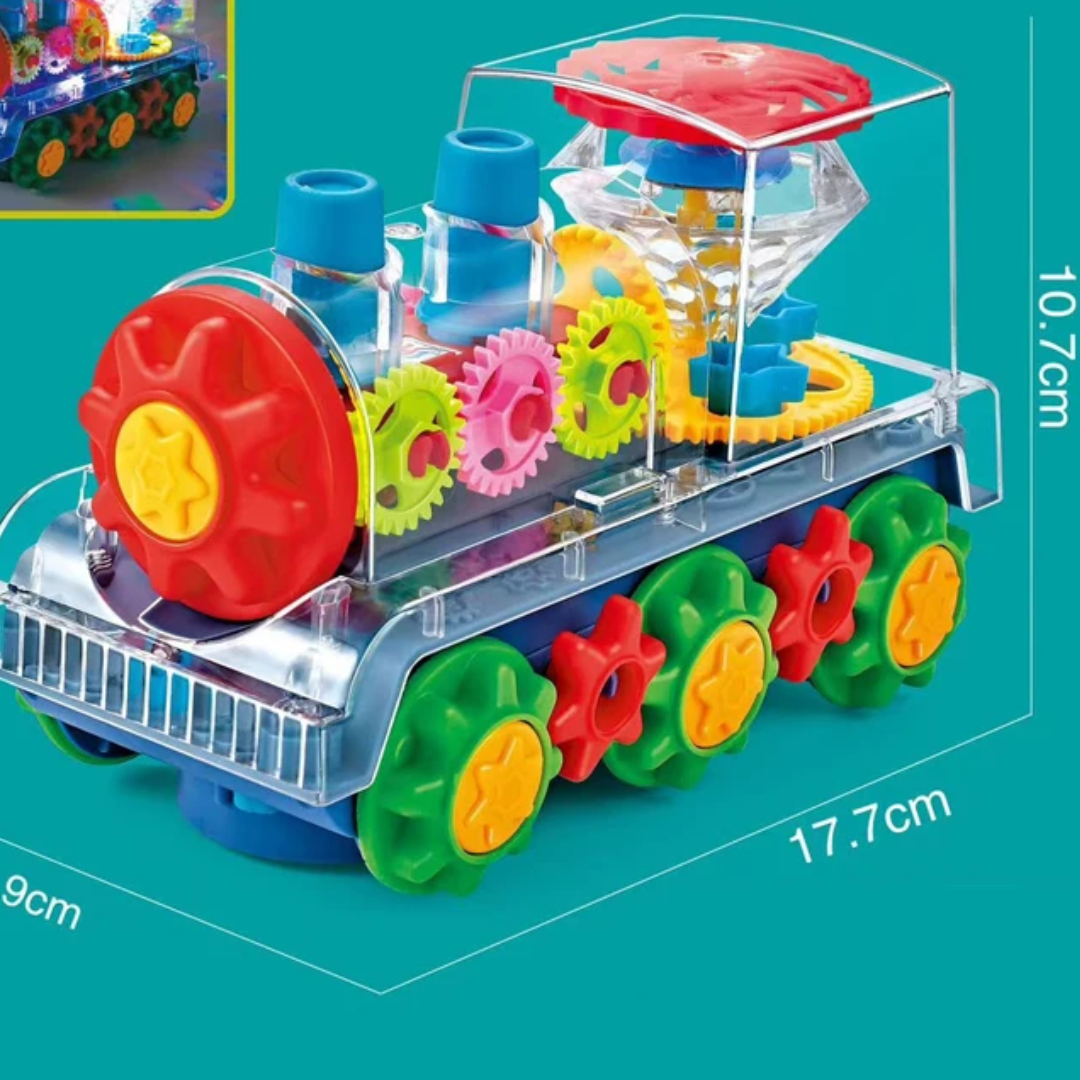 Colorful Musical Train Lamp Toy