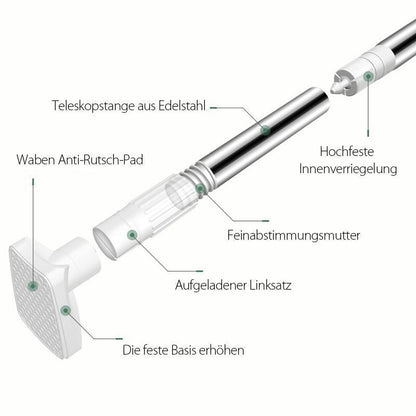 Adjustable Stainless Steel Closet Rod