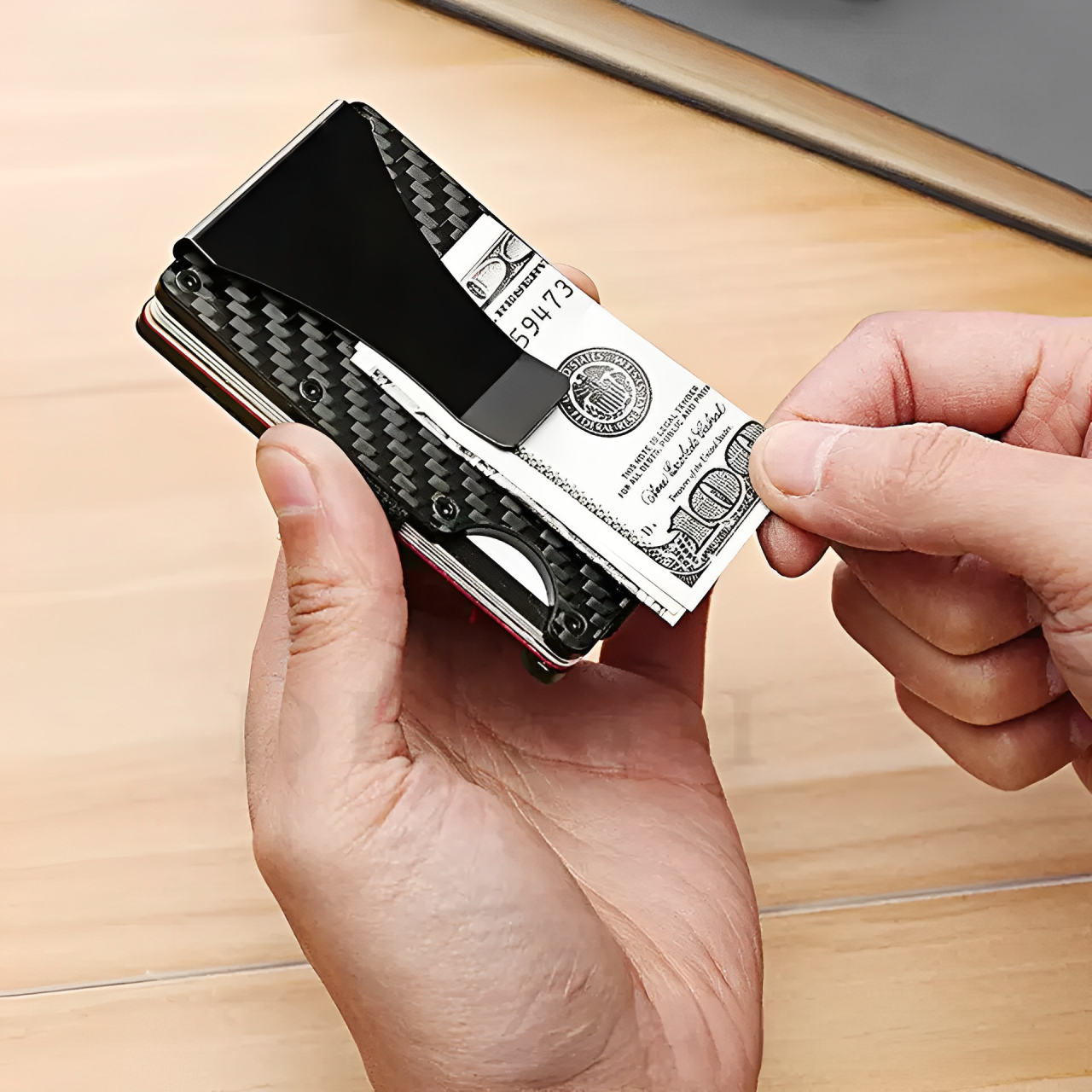 Slim Leather Wallet for Men - 15 Card Capacity