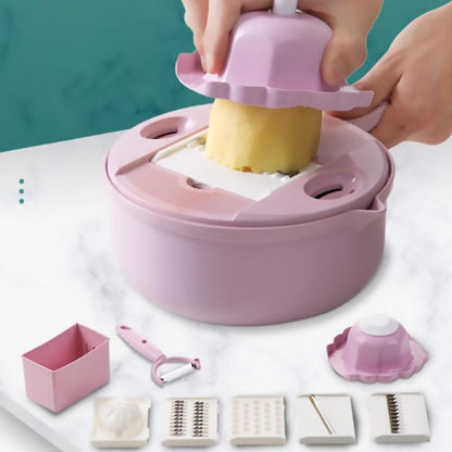 Easy Use 12pc Veggie Chopper Set