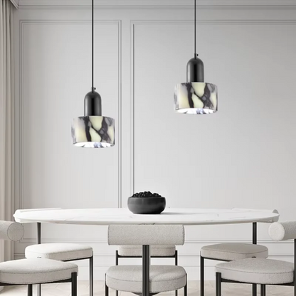 Elegant Marble Drop Pendant Light