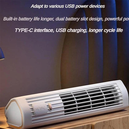 Compact Cooling USB Tower Fan Air Cooler