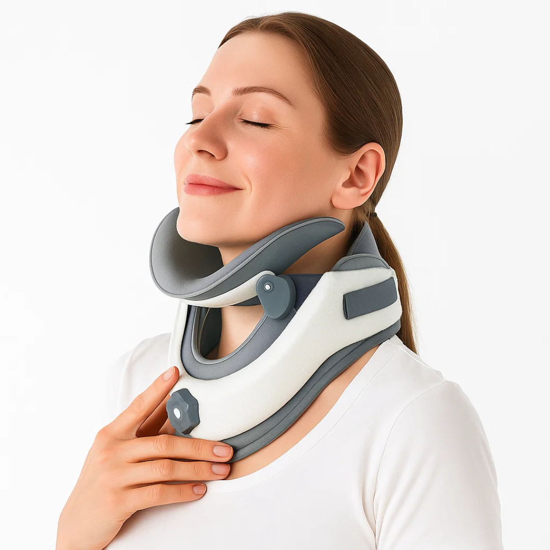 Comfortable Inflatable Neck Support Pillow for Home Office