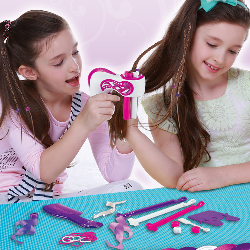Fun Kids Hair Braider Kit with Beads & Accessories