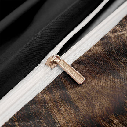Wildlife Lion Pattern Bedding Set