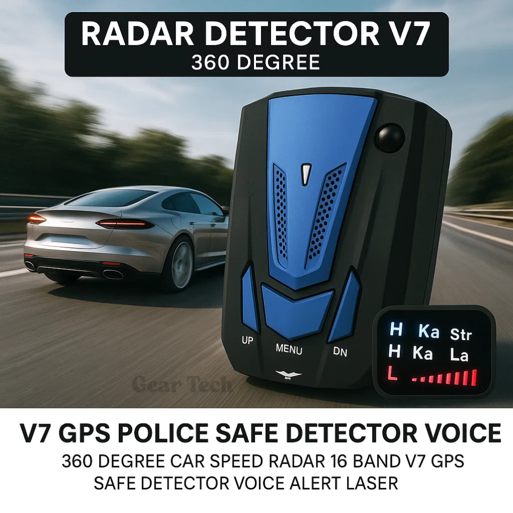 Advanced UK Radar Detector with Long Range Alert System