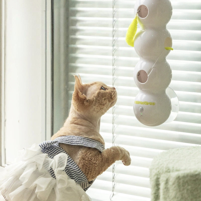 Fun Electronic Cat Toy Worm Teaser
