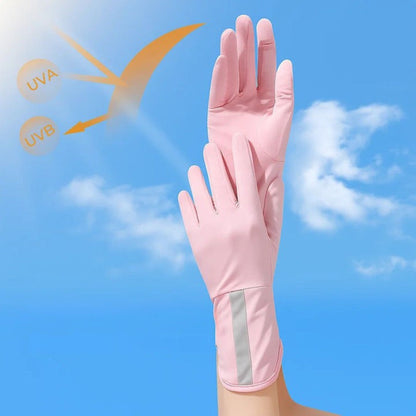 Cooling Bike Gloves with Touchscreen Fingers