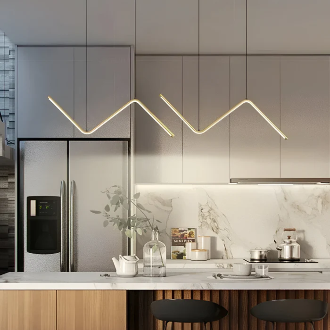 Modern Triangle LED Hanging Lamp