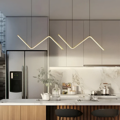 Modern Triangle LED Hanging Lamp