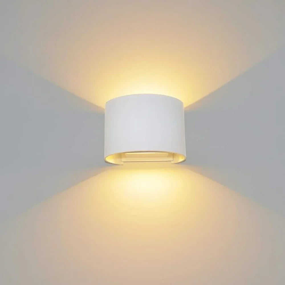 Elegant White LED Cube Wall Light - Befez