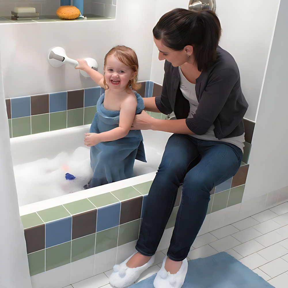 Safe Bathroom Suction Cup Handle Bar