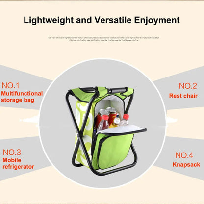 Portable Cooler & Foldable Stool Set