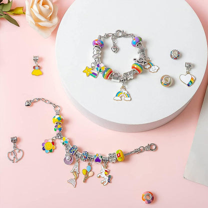 Colorful Kids Beaded Jewelry Set