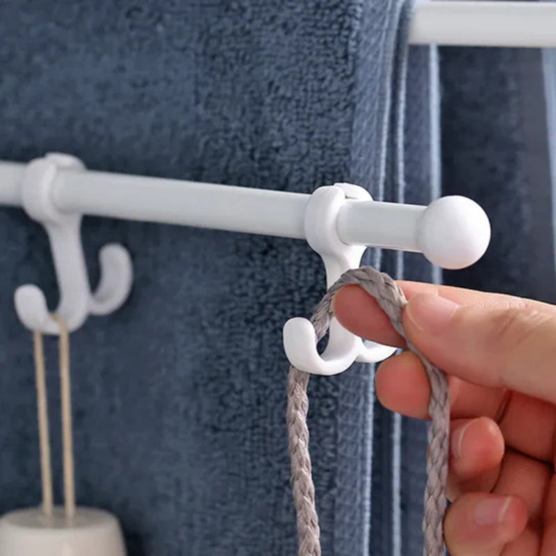 Foldable Rotating Wall Mounted Towel Rack