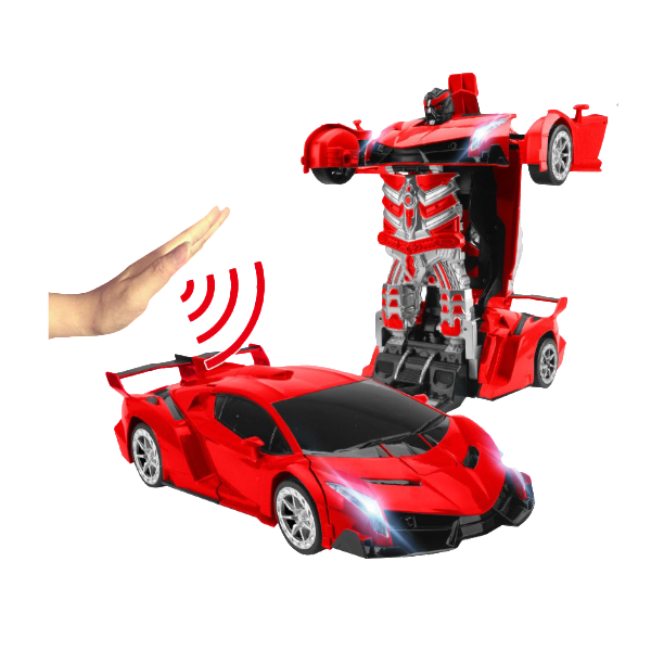 Turbo Fast Police RC Transformer Car Toy