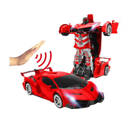 Turbo Fast Police RC Transformer Car Toy