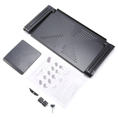Portable Adjustable Laptop Riser with Cooling Fan