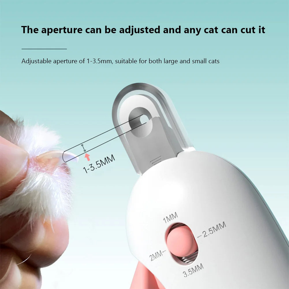 Pet Nail Clipper with Adjustable Blade Length