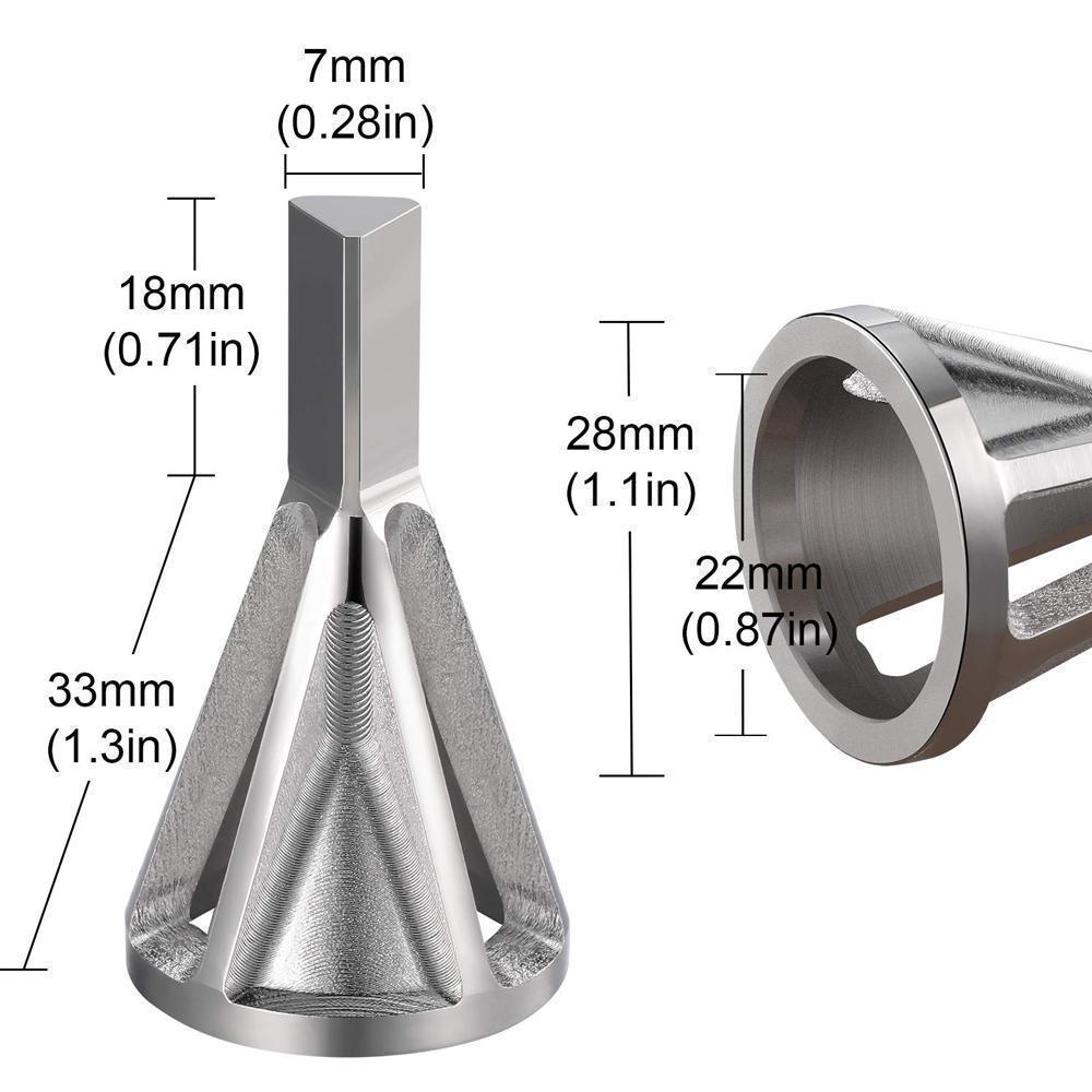 Easy Drill Bit Deburring Chamfer Tool