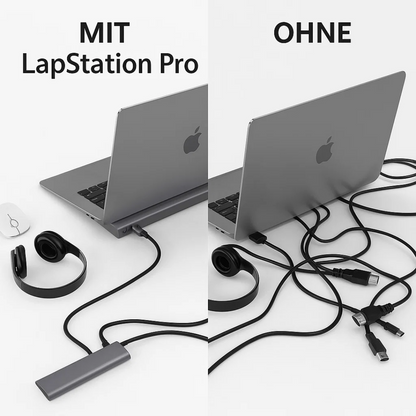 Compact 11-in-1 USB-C Laptop Dock with HDMI and Ethernet