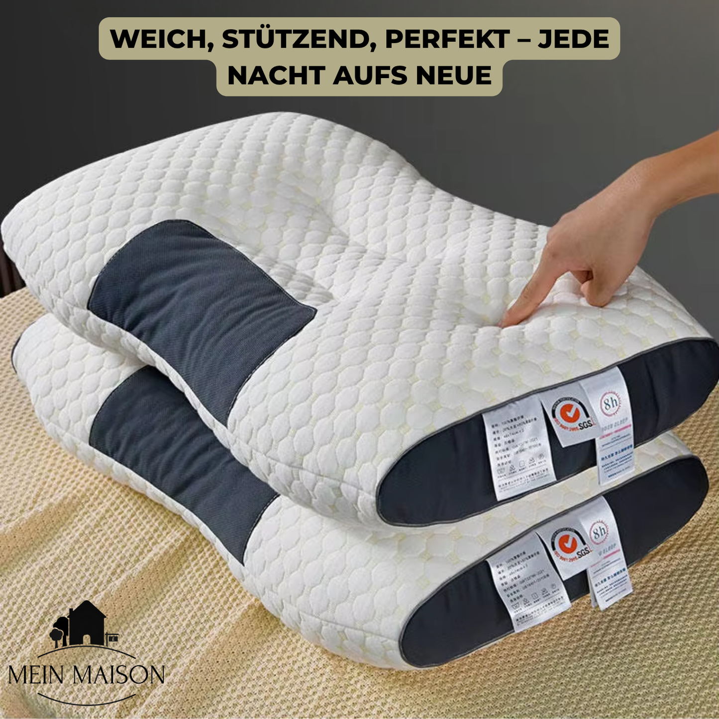 Comfortable Memory Foam Neck Support Pillow