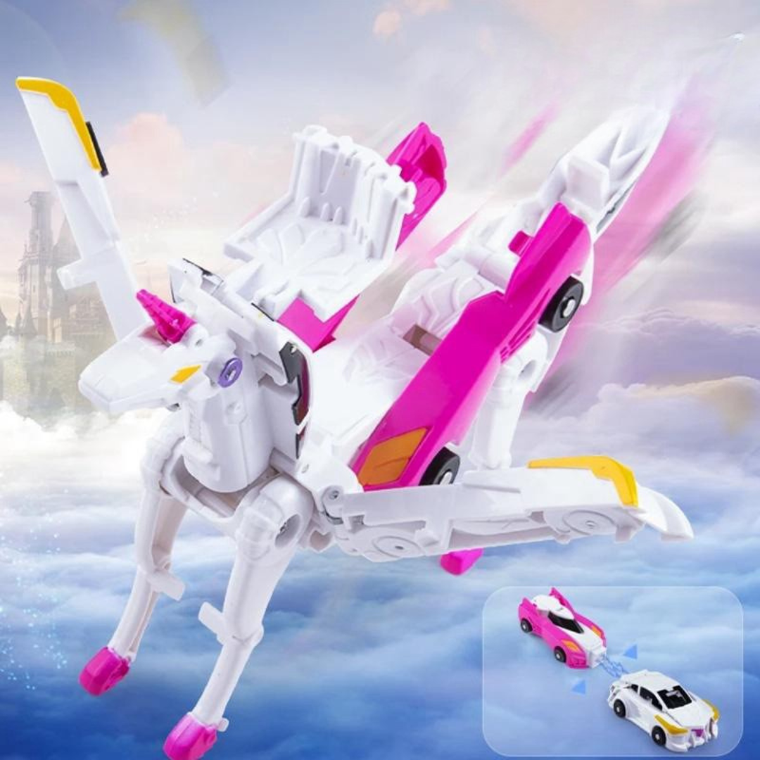 Colorful Unicorn Toy Cars