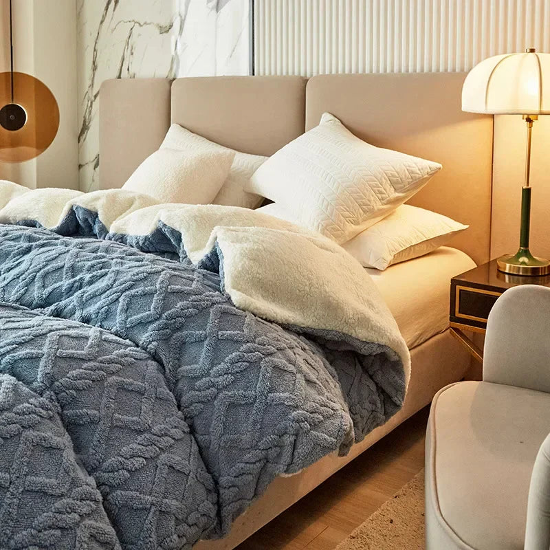 Plush Double Sided Soft Duvet Cover