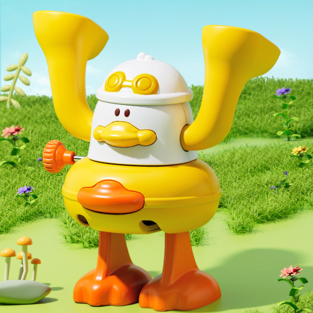 Colorful Hand Crank Tumbling Toy