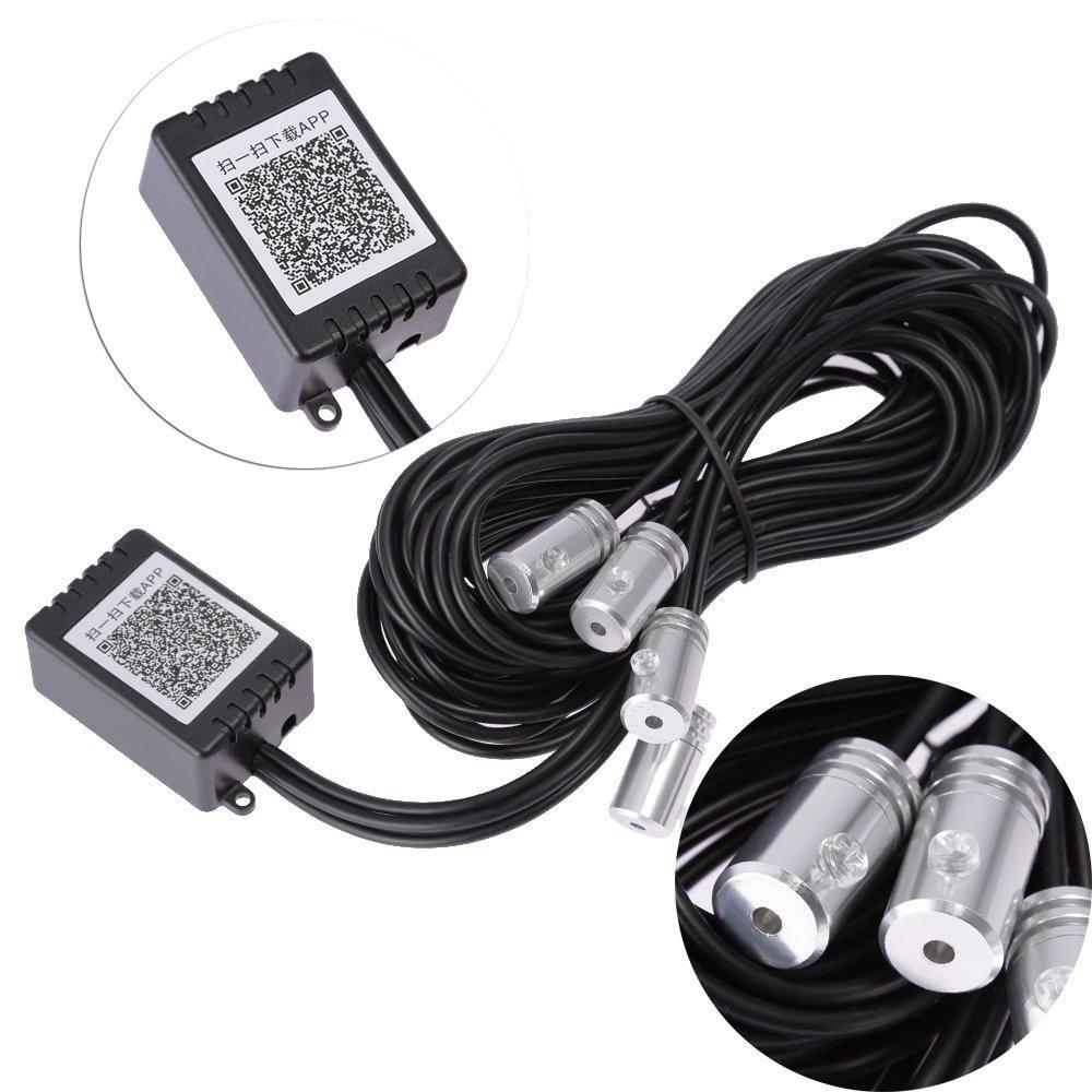 Colorful 5 in 1 RGB Car Interior LED Light Kit