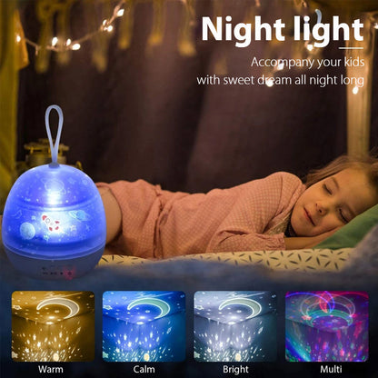 Colorful Galaxy Night Light Projector
