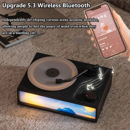 Relaxing Portable Bluetooth Speaker with LED Light