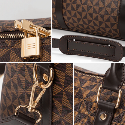 Luxury Genuine Leather Duffle Travel Bag