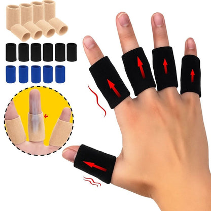 Soft Protective Finger Sleeves for Sports & Daily Wear