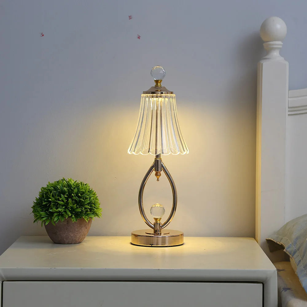 Classic Luxe Crystal Table Lamp