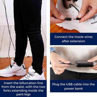 Warm Fit Heated Insoles for Cold Feet