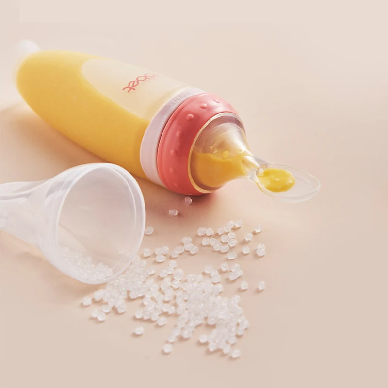 Baby Food Bottle with Spoon Feeder