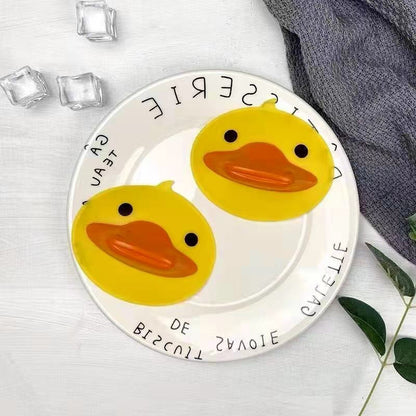 Bright Yellow Quacking Duck Oven Mitts
