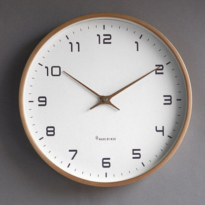 Rustic Wood Wall Clock for Home Decor