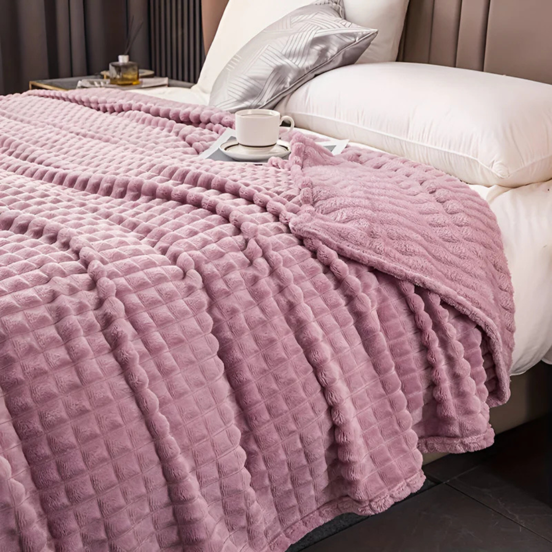 Plush Fuzzy Cozy Throw Blanket