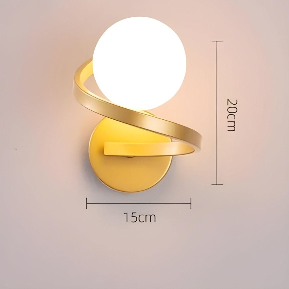 Stylish Spiral LED Wall Lamp Befez