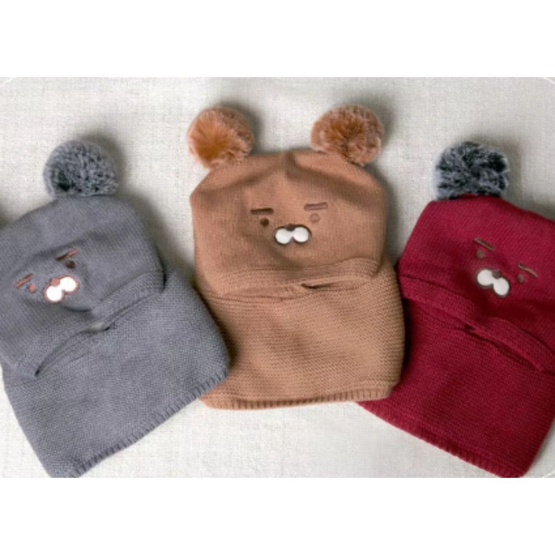 Cozy Baby Animal Hat with Fleece Earflap