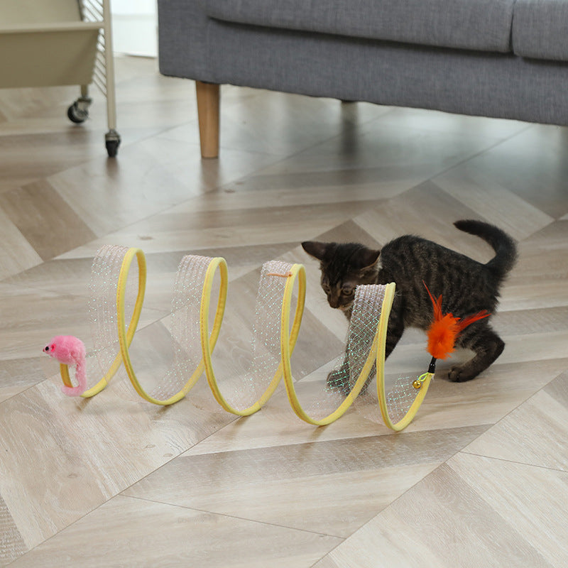 Foldable Pet Play Tunnel
