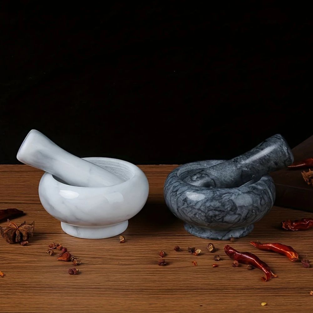 Granite Stone Grinder Bowl Set