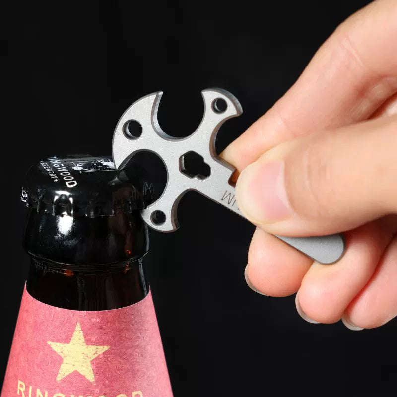 Durable Titanium Multi-Tool Keychain Necklace
