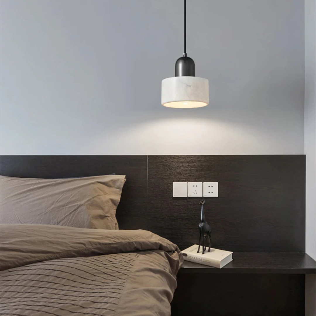 Elegant Marble Drop Ceiling Lamp