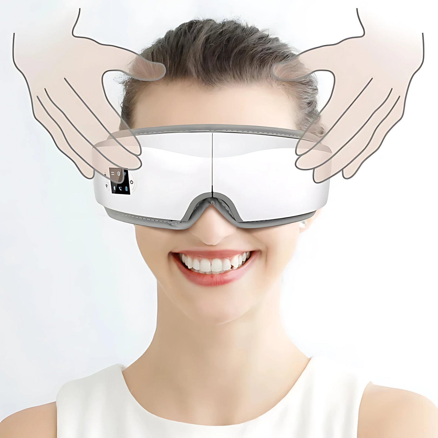Relaxing Eye Massager with Heat and Vibration Therapy
