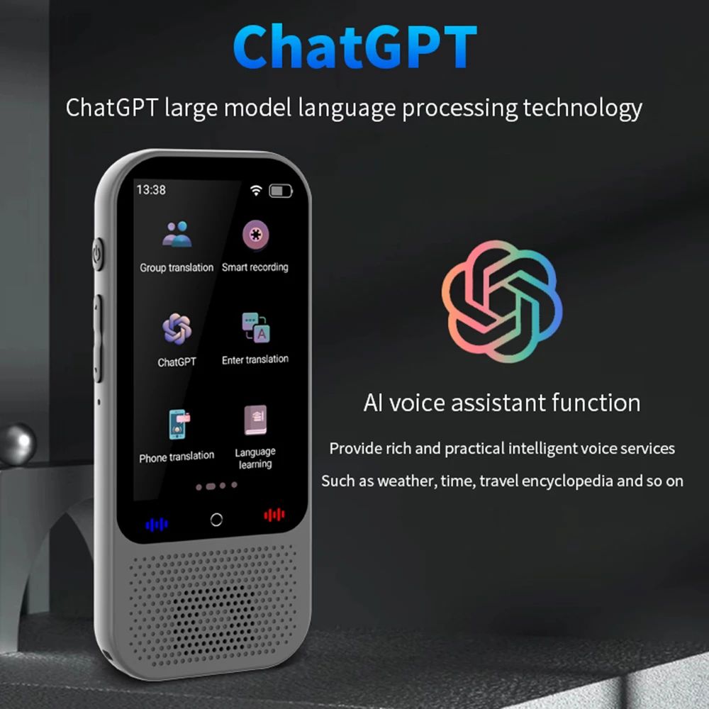 Portable Instant Voice Translator Device - 138 Languages Supported