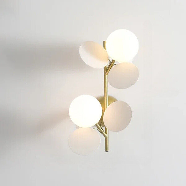Stylish LED Glass Wall Light Fixture